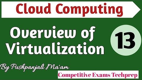 Lec - 4.1 Overview of Virtualization in Cloud Computing in Hindi