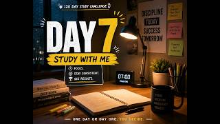 (DAY7/120 ) part 2 Study With Me Live | 50/10 Pomodoro Session | Focus & Productivity Room