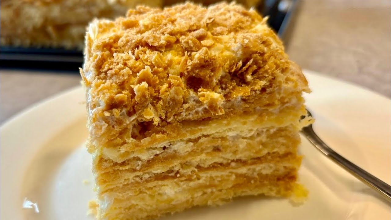 Нежный торт Наполеон