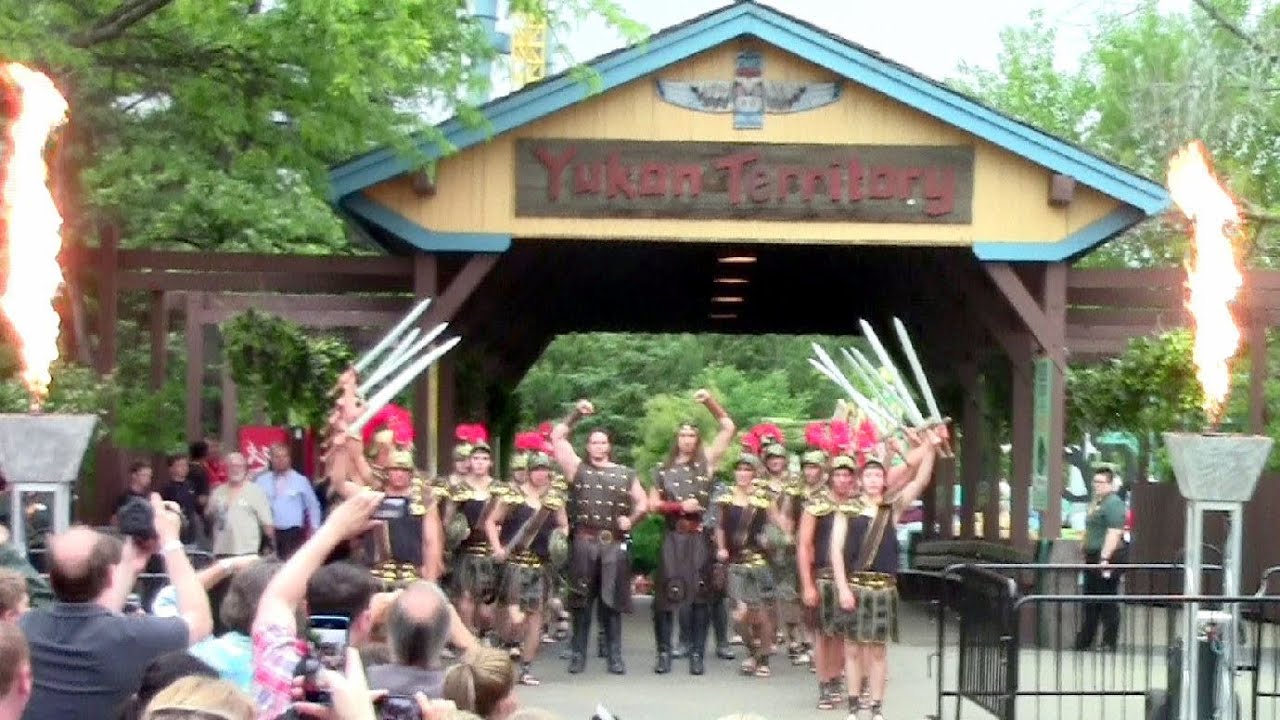 Goliath opening ceremony HD Six Flags Great America