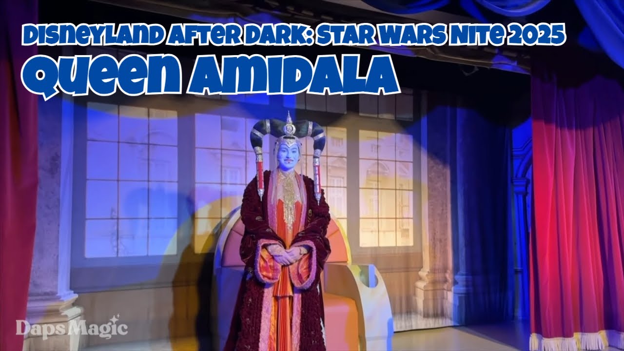 Queen Amidala | Disneyland After Dark: Star Wars Nite 2025 4K