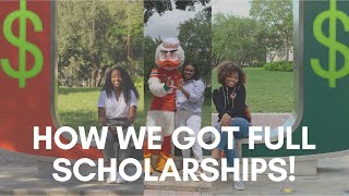 HOW WE GOT FULL SCHOLARSHIPS STATS GPA APPLICATION TIPS MORE