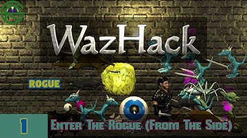 WazHack -- Episode 1: Enter The Rogue (From The Side) -- Rogue