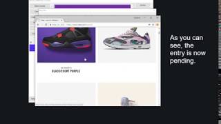 AhChoo Nike SNKRS Bot Beta v2.0 Live Demonstration screenshot 4