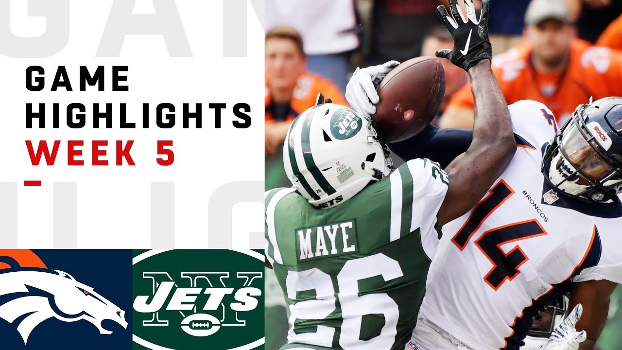 Broncos vs. Jets Week 5 Highlights | NFL 2018