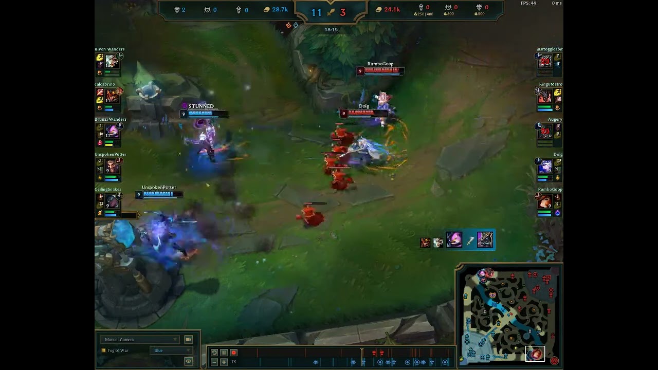Draven mad they killed his support.