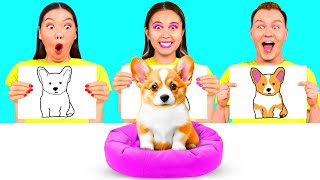 Кто Лучше Нарисует Предмет, Получит Его | Смешные Ситуации с Едой от KaZaZa Challenge