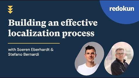 Building an Effective Localization Process (with Microsoft