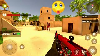 Fire game gun games 3d battle/offline gun game fire game screenshot 1