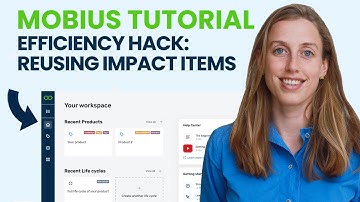LCA Tutorial - Mobius: Reusing impact items for efficient modeling