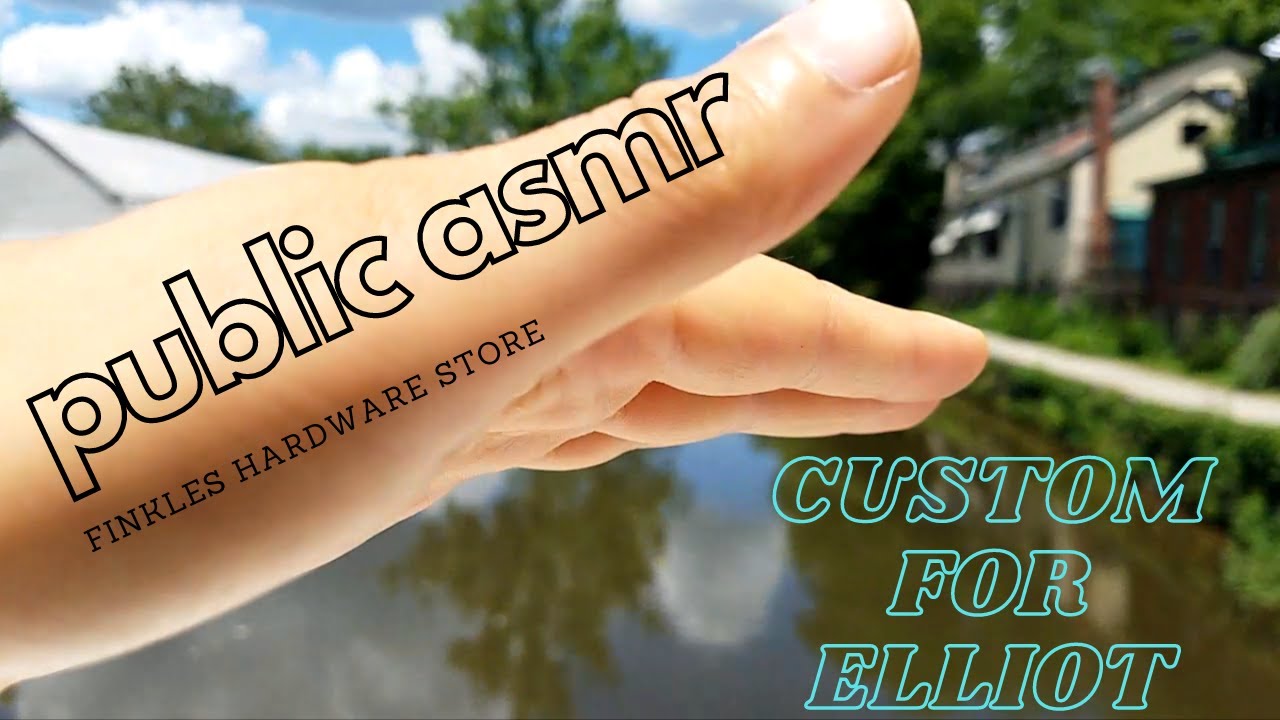 CUSTOM PUBLiC ASMR! | For Elliot - At Finkles Hardware Store - Tapping, Scratching, Build Up Tapping