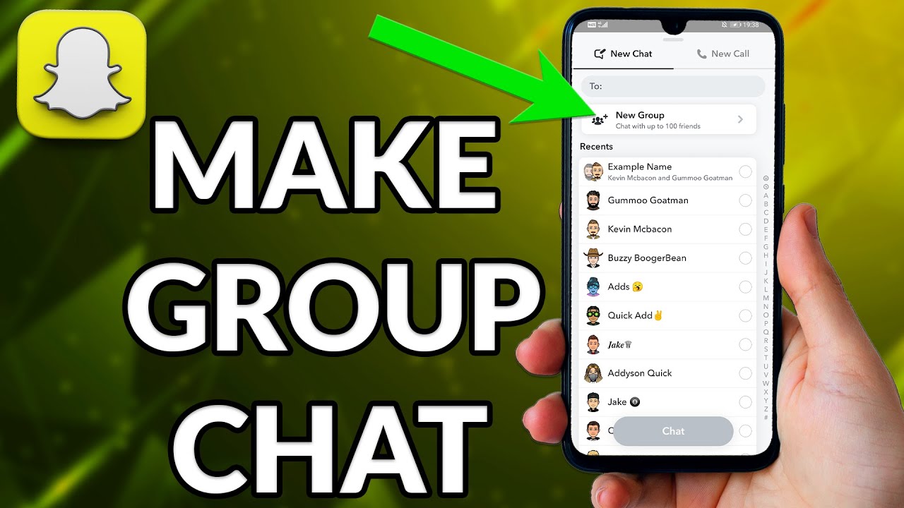 How To Make Group Chat On Snapchat YouTube