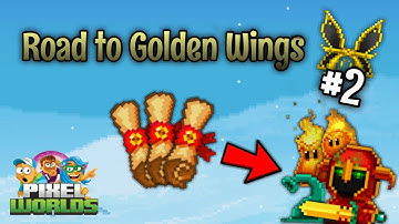 ROAD TO GOLDEN WINGS #2: NETHER ACHIEVEMENTS! | Pixel Worlds