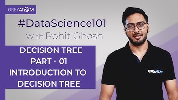 Machine Learning Tutorial Chap 8 | Part-1 Decision Tree | Rohit Ghosh | GreyAtom