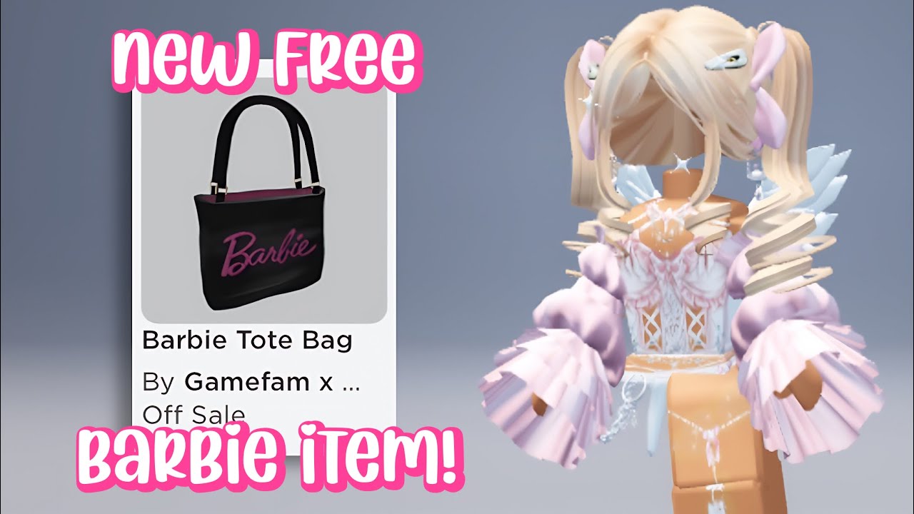 How To GET FREE LIMITED Barbie Tote Bag On Roblox Tutorial YouTube 