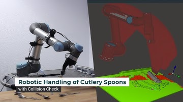 Robotic Handling of Cutlery Spoons with Collision Check