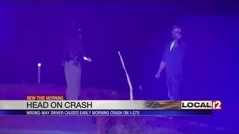 Wrong-way driver causes crash on I-275 in Boone County