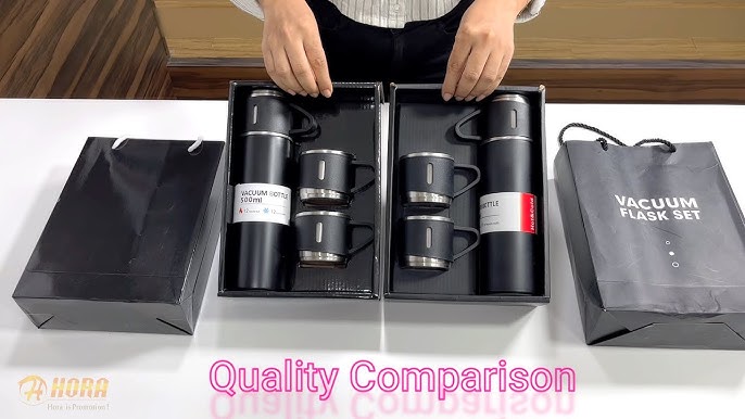 Vacuum Flask Set With 3 Cups Before Using Tips