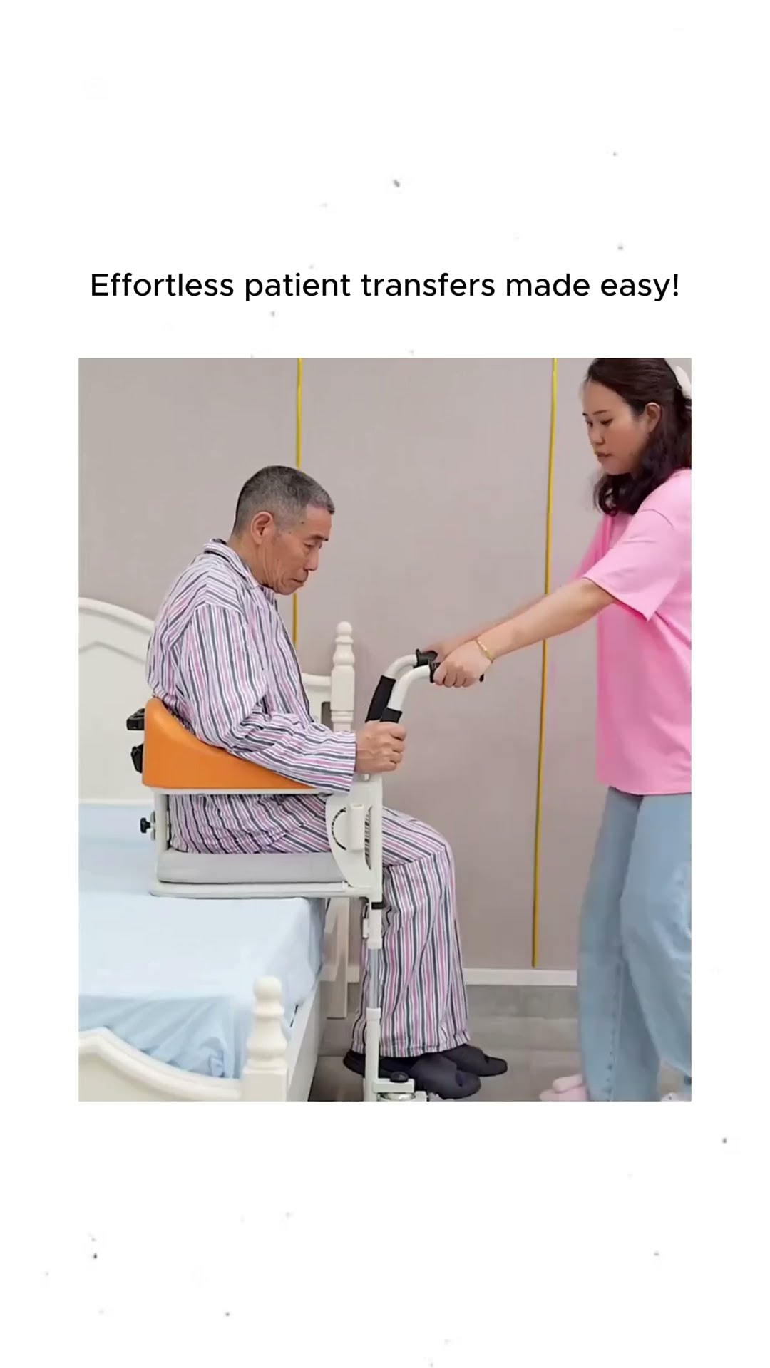 Product Link in Bio ( # 1092 ) @MaviGadgets ▶️ Elderly Patient Transfer Lift Handicapped Wheelchair