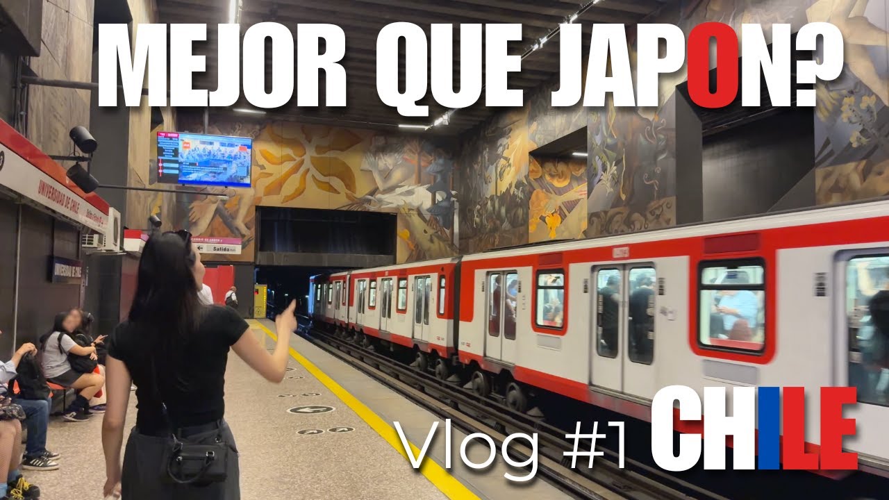 Así reacciona una japonesa al conocer el metro de Santiago 🇯🇵🇨🇱
