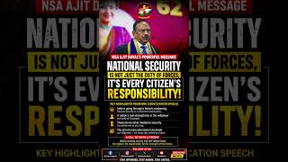 Bhartiy NSA Ajit Doval’s Big Warning 🚨 National Security Is EVERY Citizen’s Duty | India Awakening