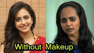 South Indian Actress With And Without Make Up Shocking Looks