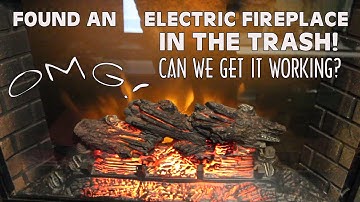 Curb Find: Electric Fireplace, bypassing the control board. Whats inside a Twin Star Fireplace?