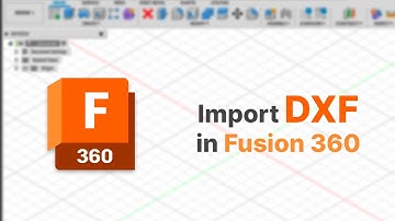 How to import DXF file in Fusion 360 (insert)