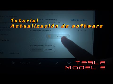 Tutorial Actualizaciones Software de Tesla y Novedades