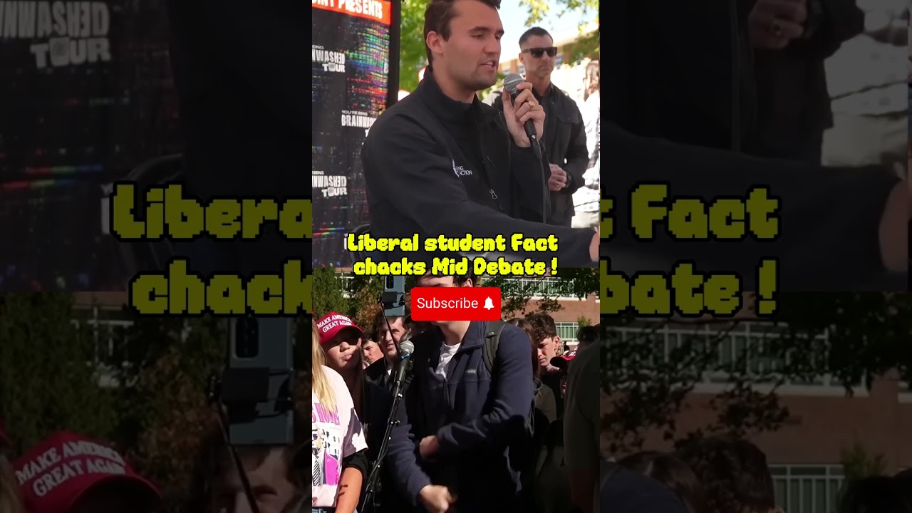 LIBERAL STUDENT FACT CHCEKS MID INTERVIEW !