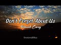 Don't Forget About Us || Mariah Carey (Lyrics)