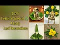 4 Easy Leaf Decoration for Navratri, Diwali &amp; Pooja #diy #pooja #decoration #navratri #diwali #pooja