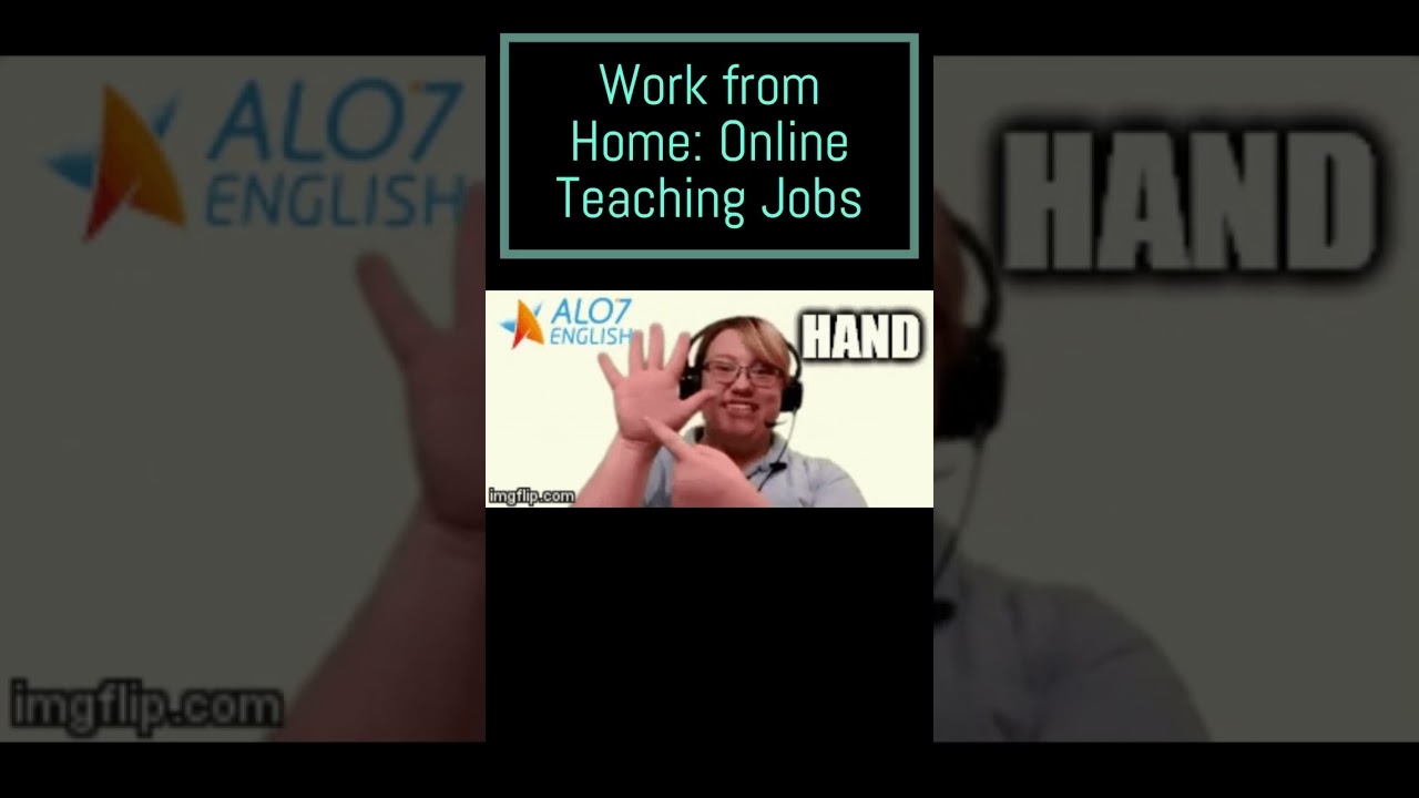 Work from Home:  Online Teaching Jobs