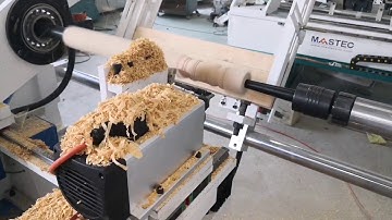 10  automatic loading, turning cut, grooving and unloading working video