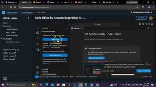 How to launch code editor to edit the lambda path-finding code