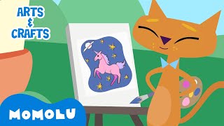 Momolu - Let's Get Crafty! 🧑‍🎨🧶 | Arts & Crafts Compilation | Cartoons for Kids | @MomoluOfficial