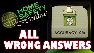 Home Safety Hotline - ALL WRONG ANSWERS - Customer Complaint Call Compilation