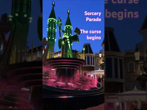 Sorcery Parade short: The Curse Begins Here 🕷️💜 | Planet Coaster 2 #planetcoaster2 #paradespack