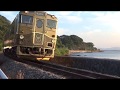 夕焼け或る列車 千綿出発