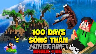 TÓM TẮT 100 NGÀY THOÁT KHỎI SÓNG THẦN CUỐN TRÔI HÒN ĐẢO TRONG MINECRAFT SIÊU KHÓ