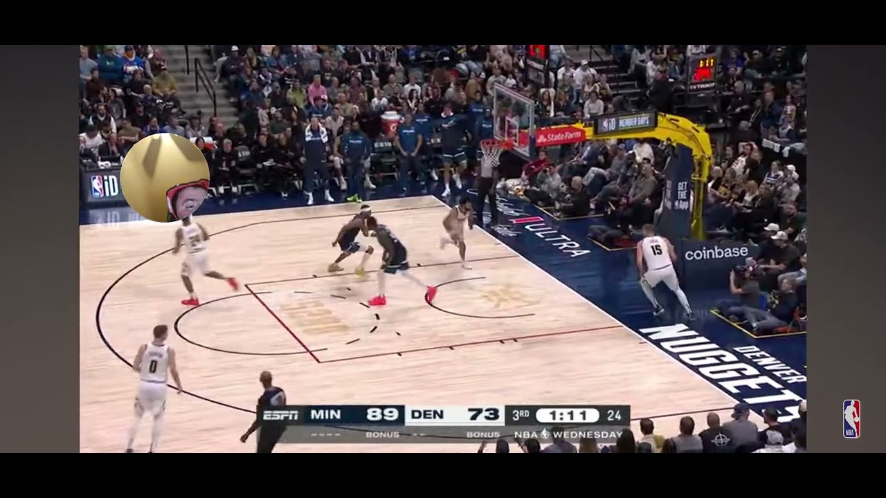 Nba denver nuggets vs Timberwolves game reaction - YouTube