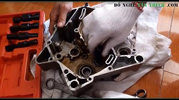 CẢO BẠC ĐẠN TRONG VÁCH MÁY | Dụng cụ tháo vòng bi xe máy chất lượng cao  - Thế Giới Thợ Xe