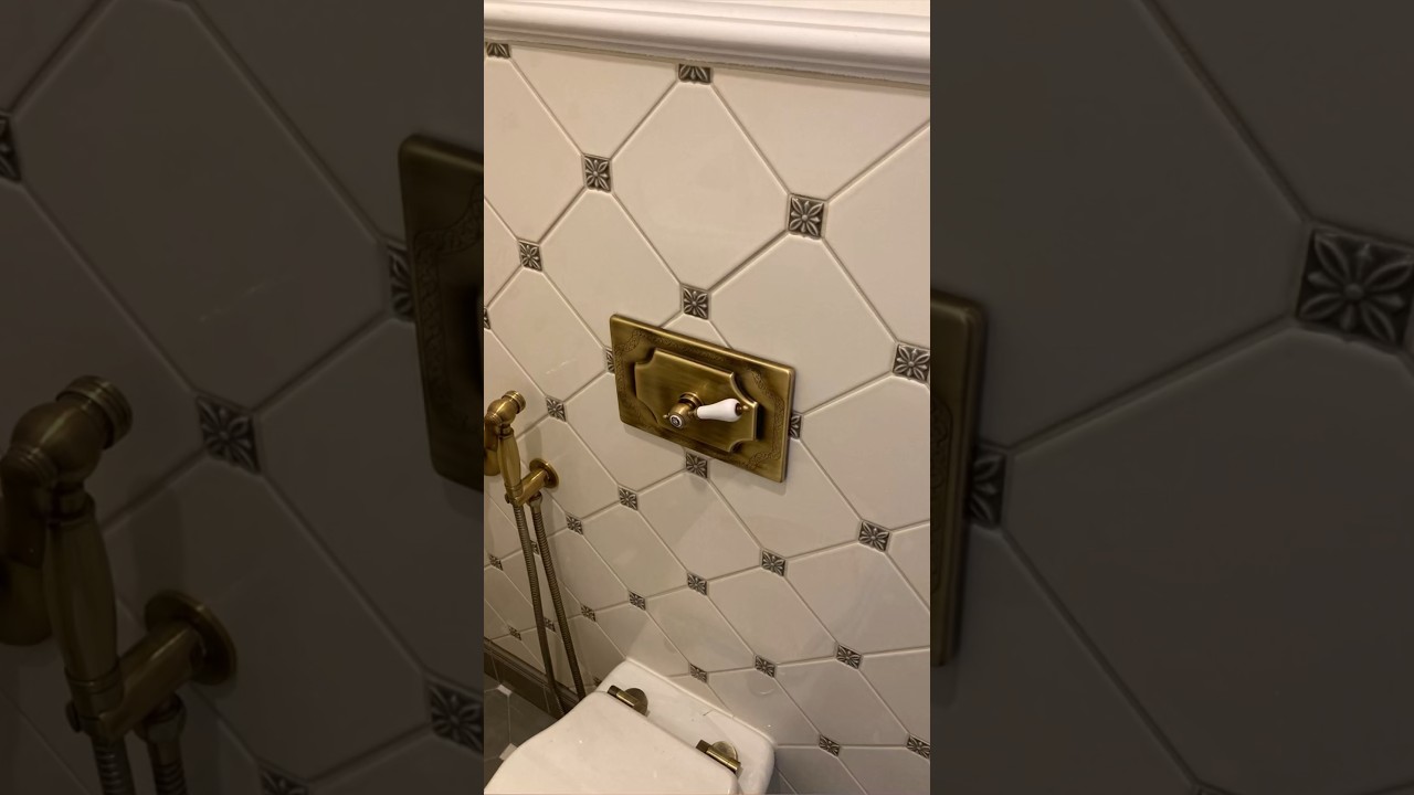 Монтаж кнопки инсталляции под ручку - YouTube