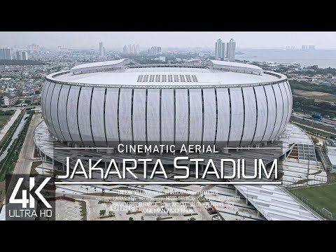 【4K】🇮🇩 Jakarta International Stadium from Above 🔥 INDONESIA 2023 🔥 Cinematic Wolf Aerial™ Drone Film