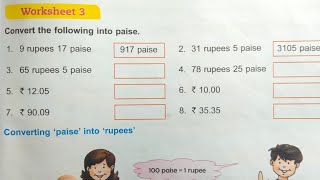 Class 3 math unit 7 worksheet 3 dav public school ।। DAV Class 3 chapter 7 worksheet 3