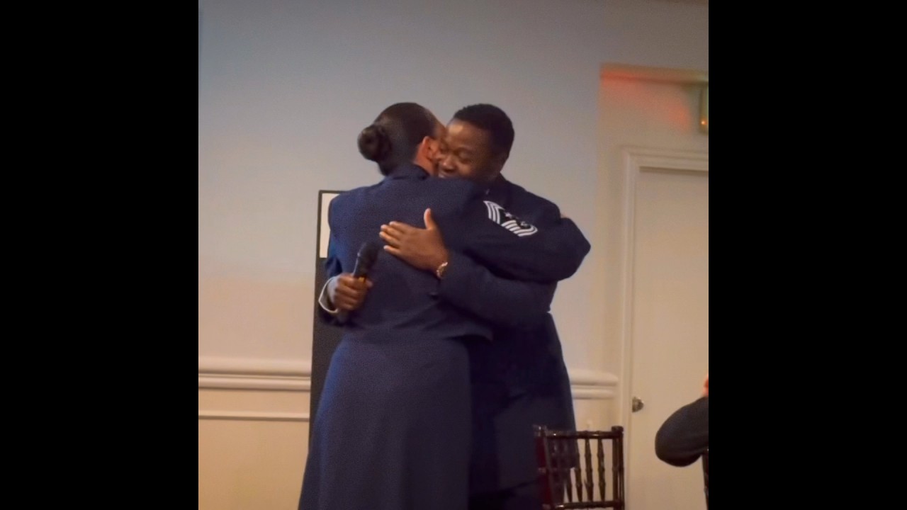 A heartfelt #Airman moment caught during the #USAF ball for #eglinafb
