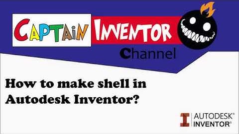 How to make shell in Autodesk Inventor?