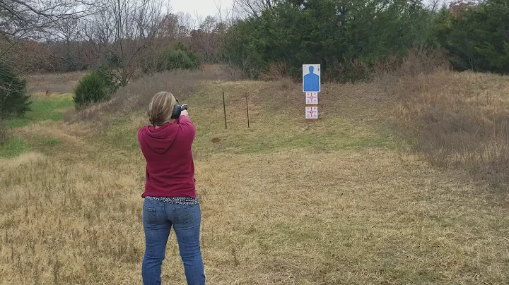 Kayla Mccracken shooting pistol
