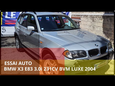 TEST AUTO - BMW X3 3.0i E83 BVM LUXE 2004 - M54B30