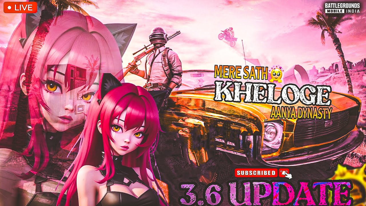 NEW UPDATE 3.6 PLAY @girlgamer @bgmi @shorts @viral| AANYA DYNASTY | ANJALI RAJPUT ❤️❤️